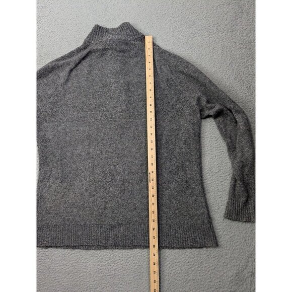 Smartwool Sweater Mens Large Merino Wool Blend Partial Zip Pullover Gray - Picture 11 of 15